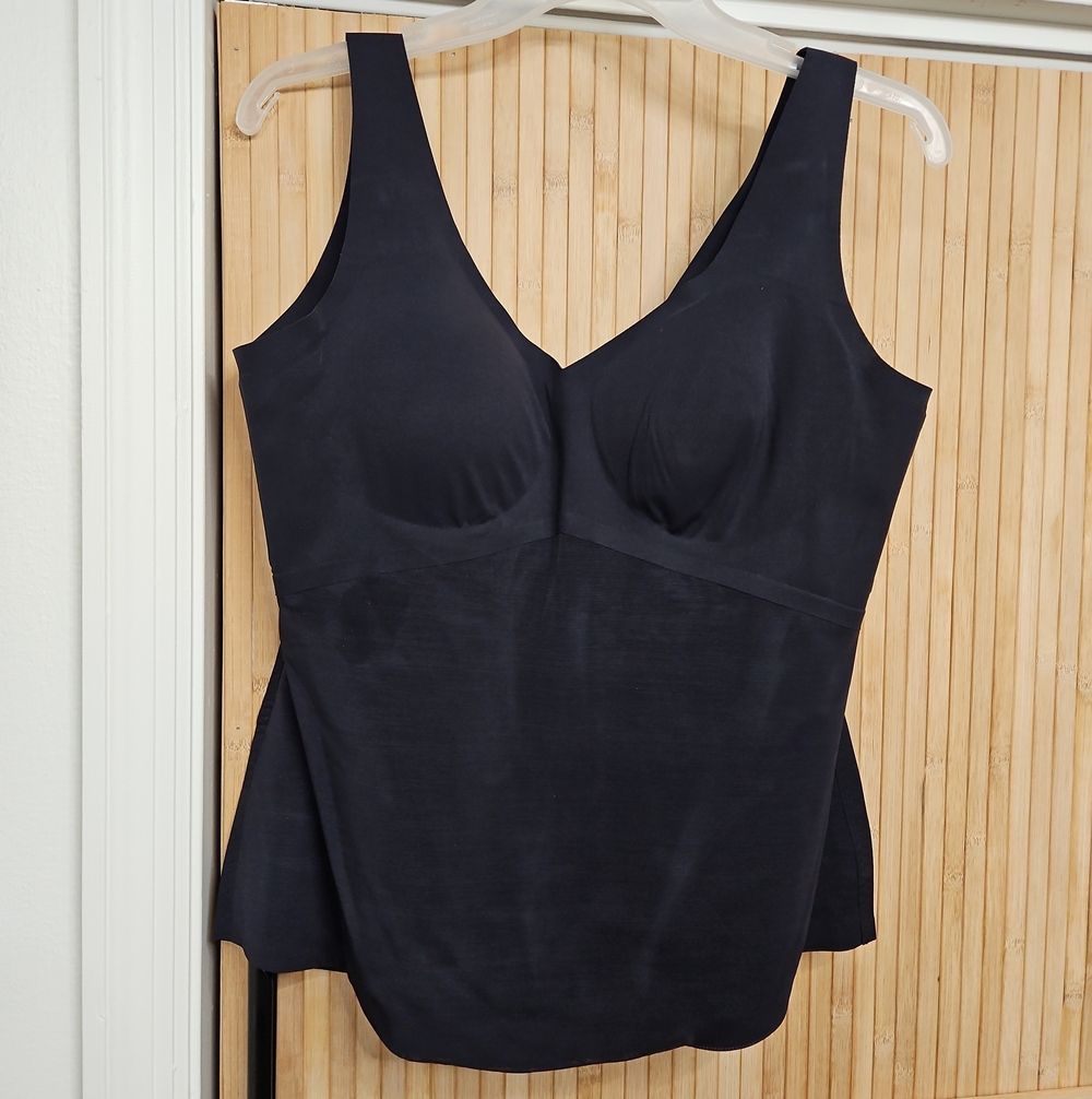 Honeylove Black Shaping Tankini Tank